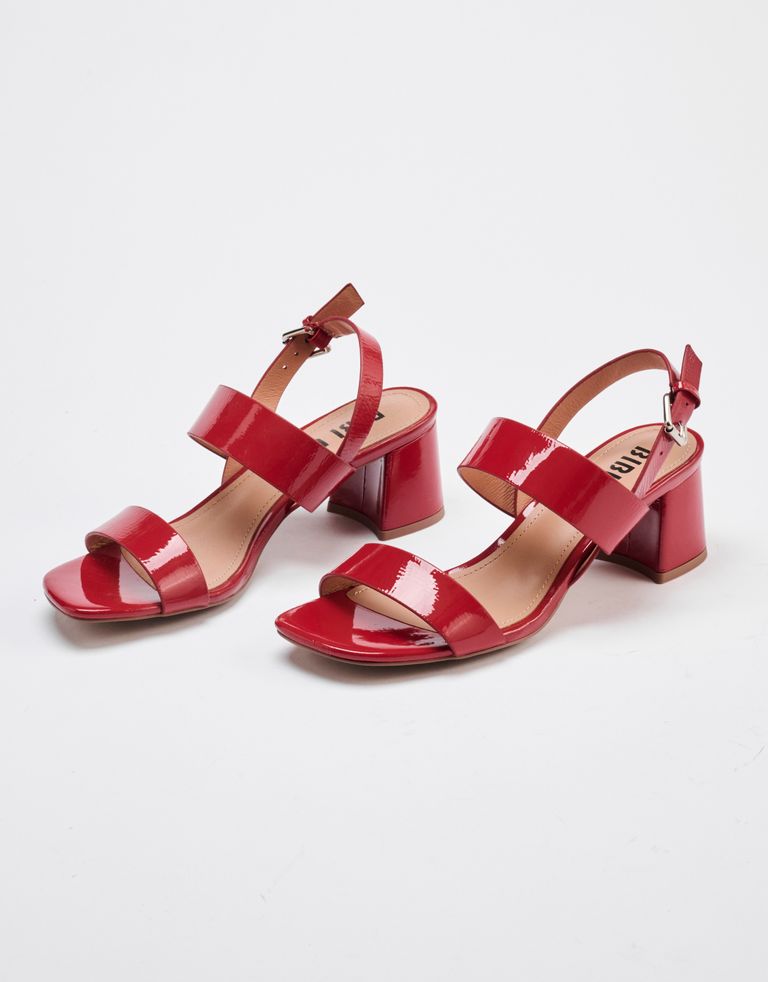 נעלי נשים - Bibi lou - סנדלים עם עקב ZARA - אדום1