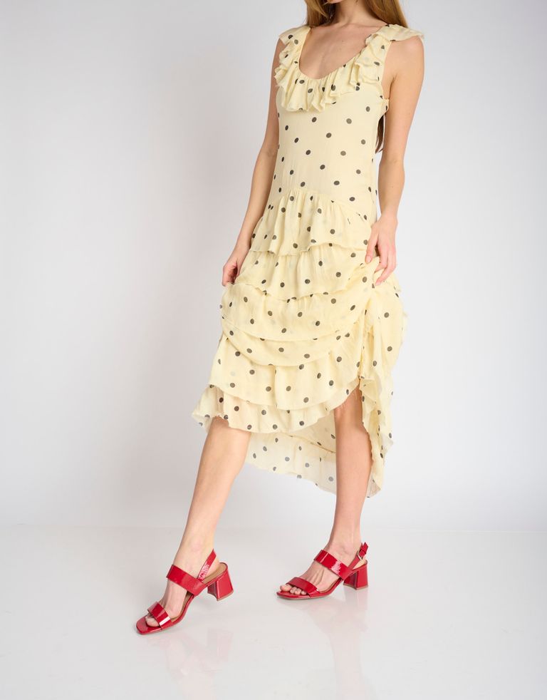 נעלי נשים - Bibi lou - סנדלים עם עקב ZARA - אדום2