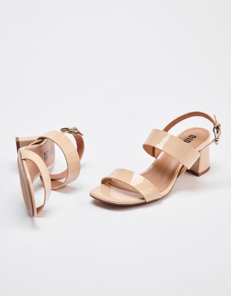 נעלי נשים - Bibi lou - סנדלים עם עקב ZARA - בז'4