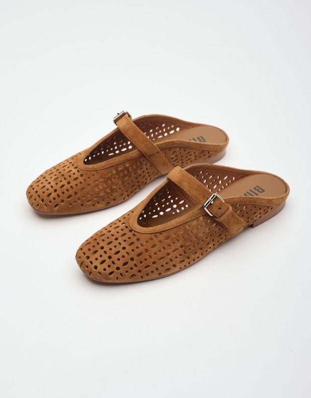 נעלי נשים - Bibi lou - כפכפים שטוחים MAIA - חום בהיר