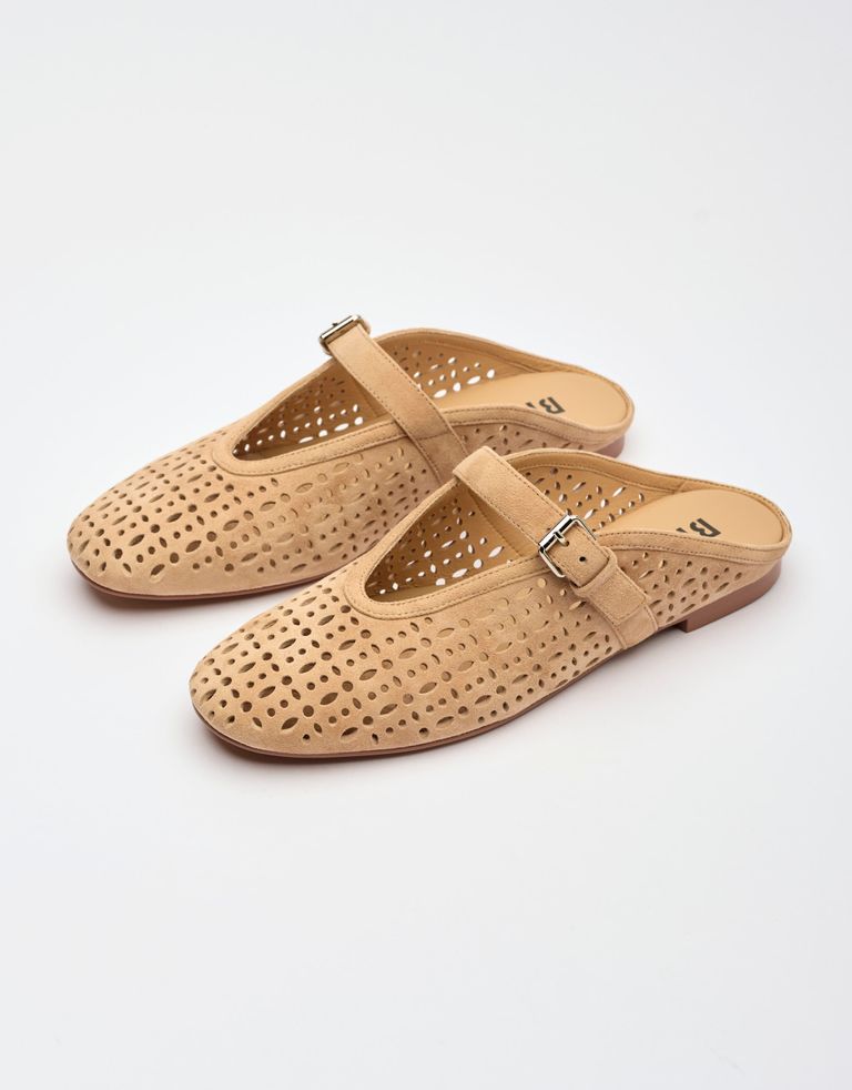 נעלי נשים - Bibi lou - כפכפים שטוחים MAIA - בז'2