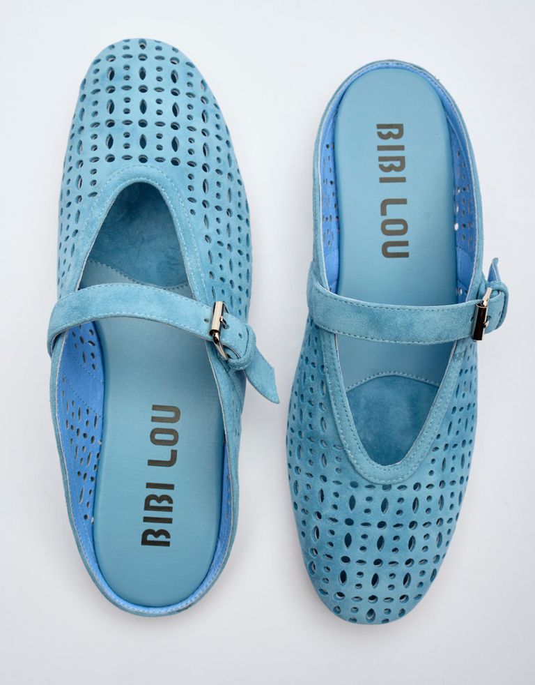 נעלי נשים - Bibi lou - כפכפים שטוחים MAIA - תכלת3