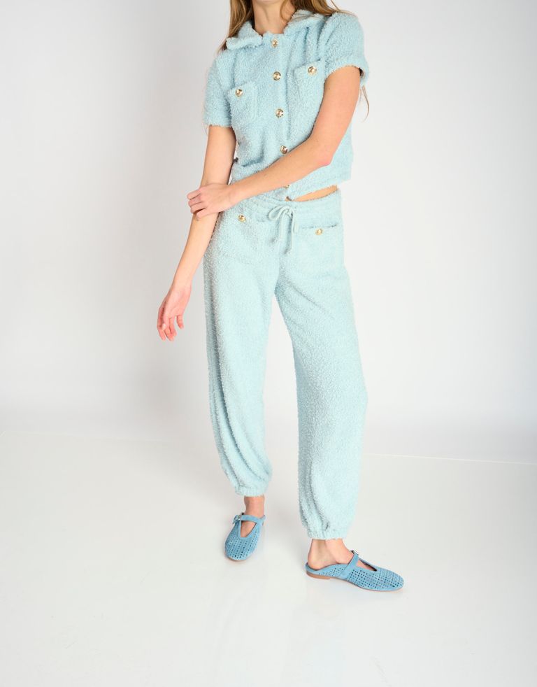 נעלי נשים - Bibi lou - כפכפים שטוחים MAIA - תכלת4