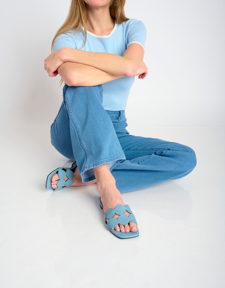 נעלי נשים - Bibi lou - כפכפים שטוחים ONAMI - תכלת1