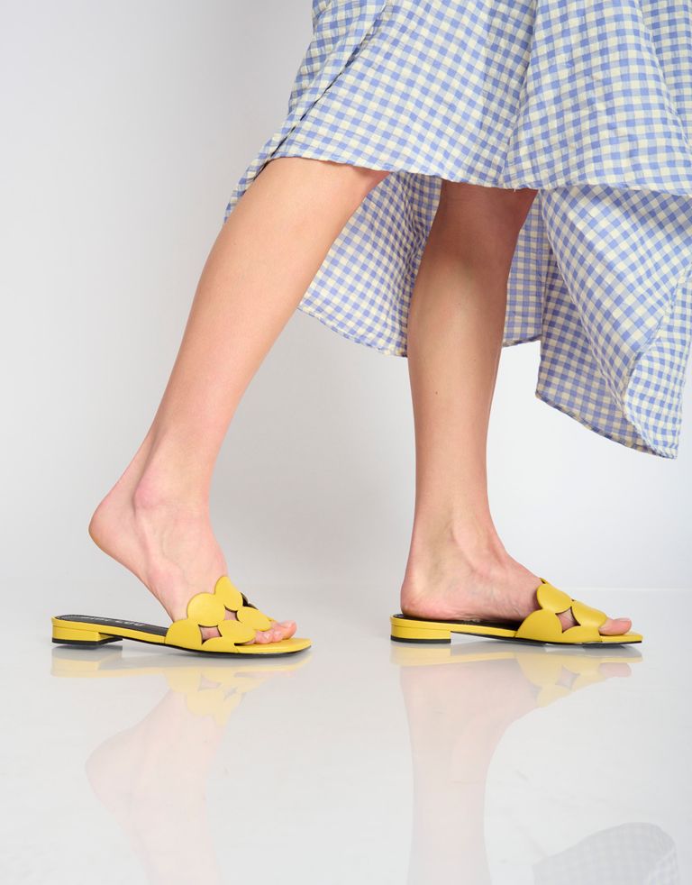 נעלי נשים - Bibi lou - כפכפים שטוחים ONAMI - צהוב3