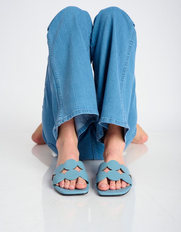 נעלי נשים - Bibi lou - כפכפים שטוחים ONAMI - תכלת4