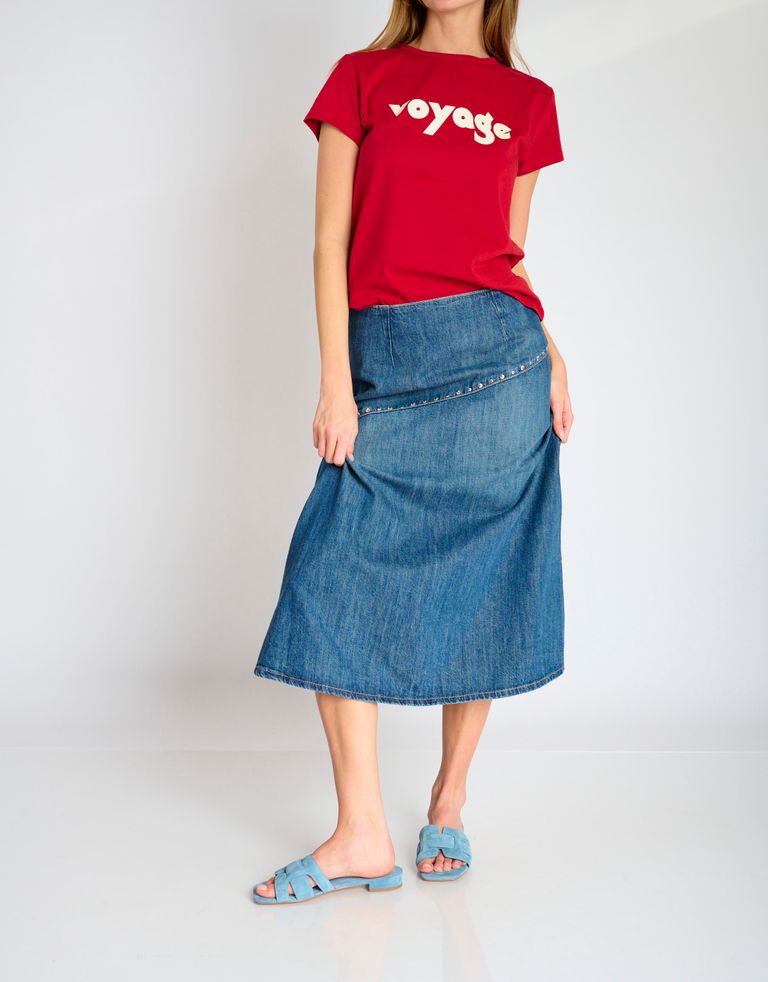 נעלי נשים - Bibi lou - כפכפי זמש שטוחים HOLLY - תכלת2