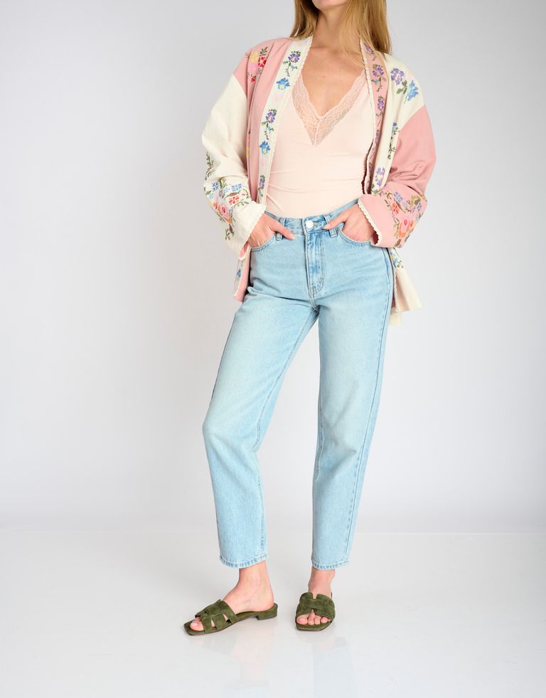 נעלי נשים - Bibi lou - כפכפי זמש שטוחים HOLLY - חאקי2