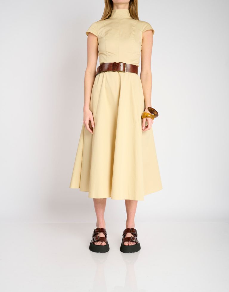 נעלי נשים - Yuko Imanishi - כפכפי פלטפורמה NONO CROCO - חום1