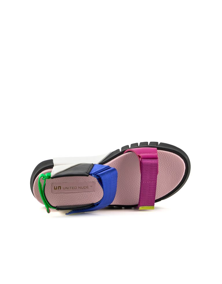 נעלי נשים - United Nude - סנדלי פלטפורמה DELTA RUN - ורוד   שחור3