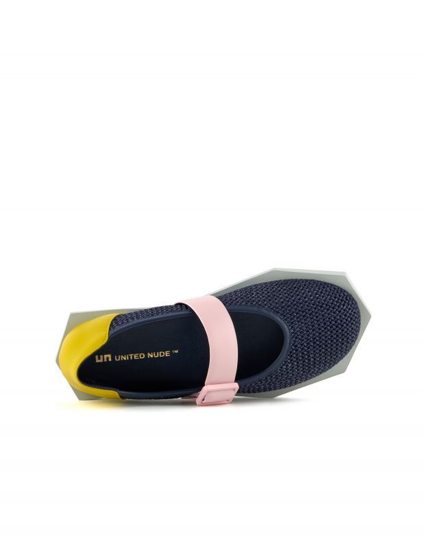 נעלי נשים - United Nude - נעלי בובה POLY BALLET - סגול   ורוד