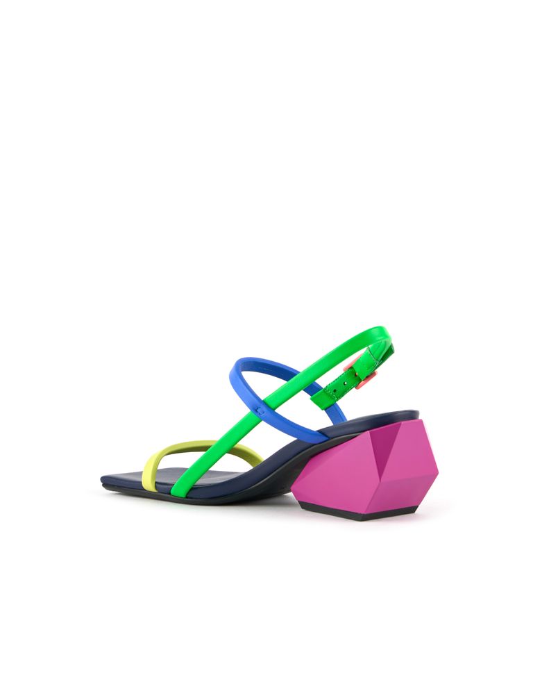 נעלי נשים - United Nude - סנדלי רצועות RICKY - צבעוני2