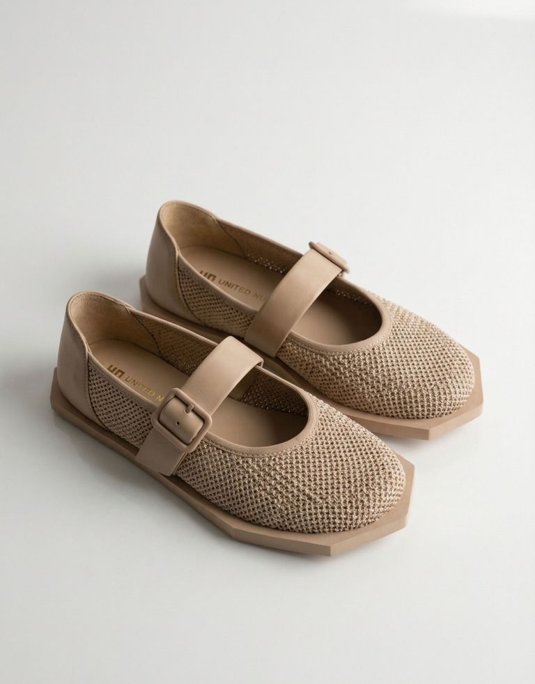 נעלי נשים - United Nude - נעלי בובה POLY BALLET - בז'1