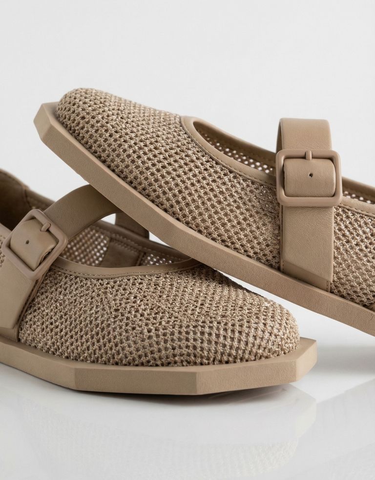 נעלי נשים - United Nude - נעלי בובה POLY BALLET - בז'4