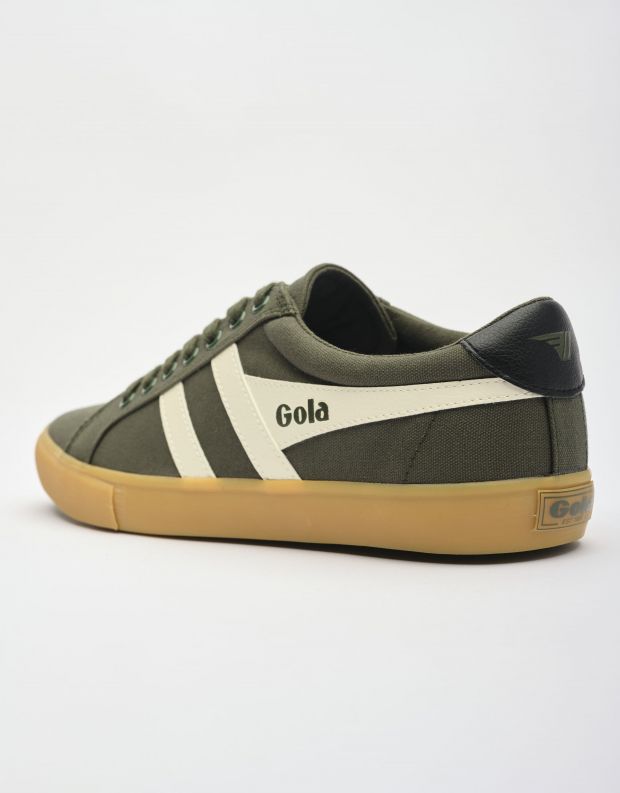 נעלי גברים - Gola - סניקרס בד VARSITY - חאקי