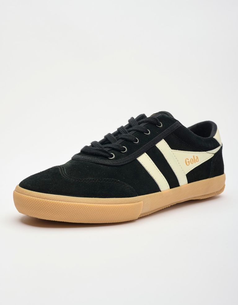 נעלי גברים - Gola - סניקרס BADMINTON GUM - שחור לבן4