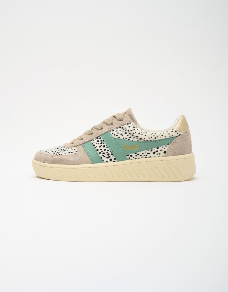 נעלי נשים - Gola - סניקרס GRANDSLAM SAVANNA - לבן נקודות4