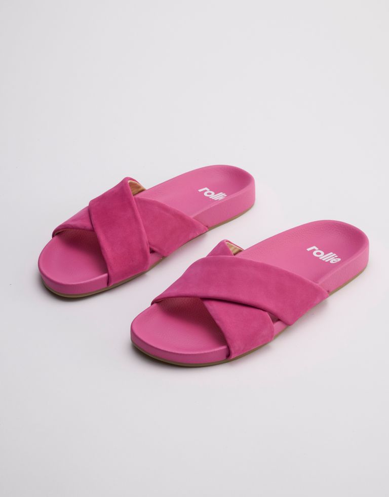 נעלי נשים - Rollie - כפכפים TIDE CROSS NOBUCK - פוקסיה1