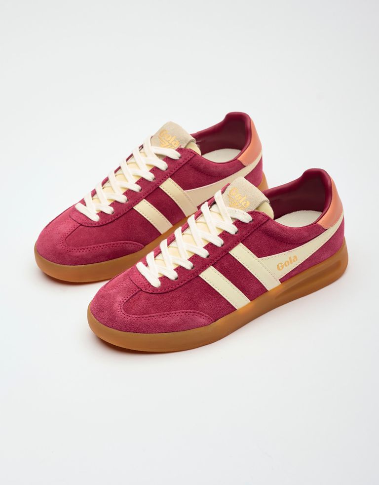 נעלי נשים - Gola - סניקרס זמש CYCLONE - בורדו2