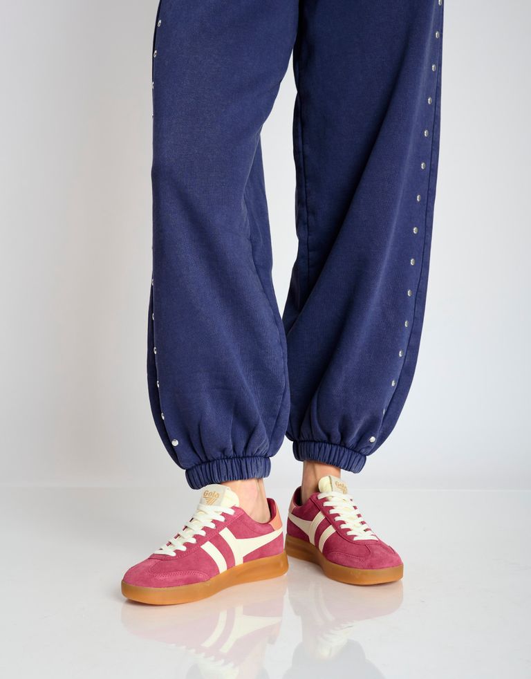 נעלי נשים - Gola - סניקרס זמש CYCLONE - בורדו3