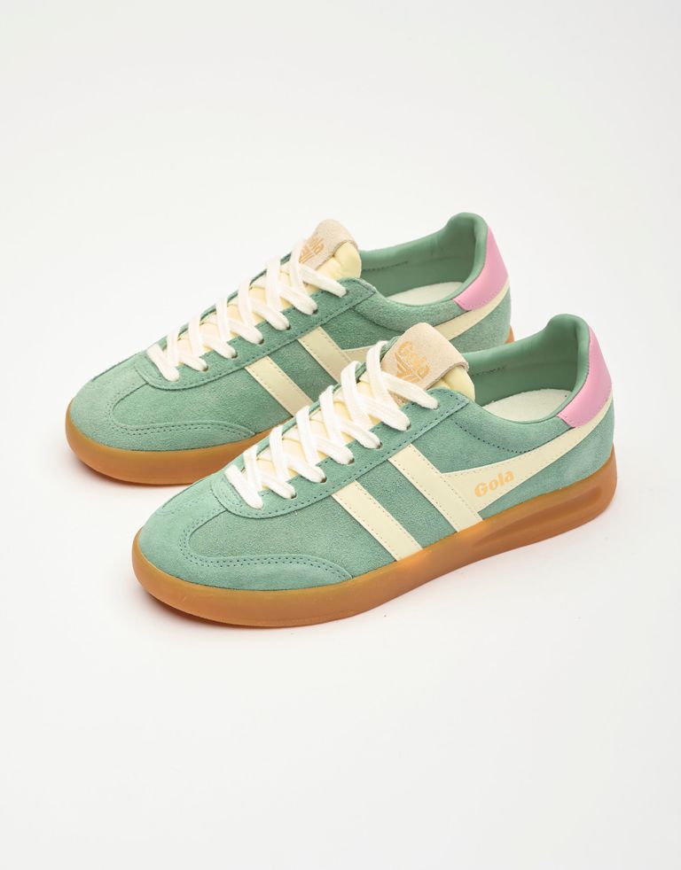 נעלי נשים - Gola - סניקרס זמש CYCLONE - מנטה3