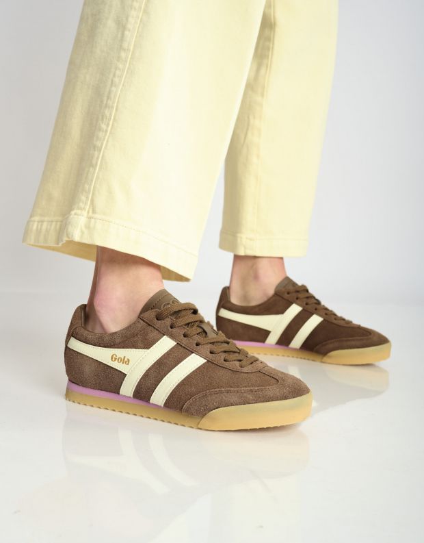 נעלי נשים - Gola - סניקרס זמש APOLLO - חום