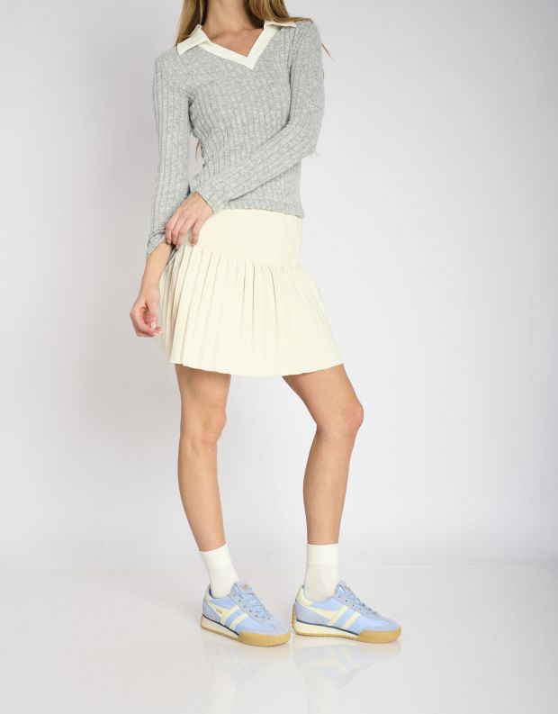 נעלי נשים - Gola - סניקרס בד וזמש PACER - תכלת