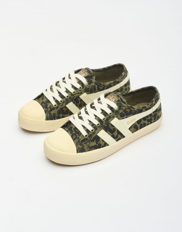 נעלי נשים - Gola - סניקרס COASTER LEOPARD - חאקי
