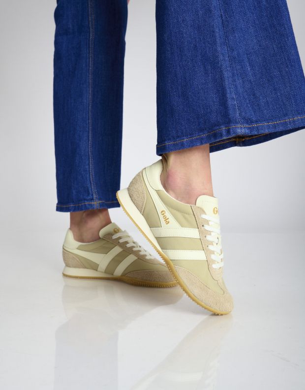 נעלי נשים - Gola - סניקרס ניילון וזמש SPRINT - בז'