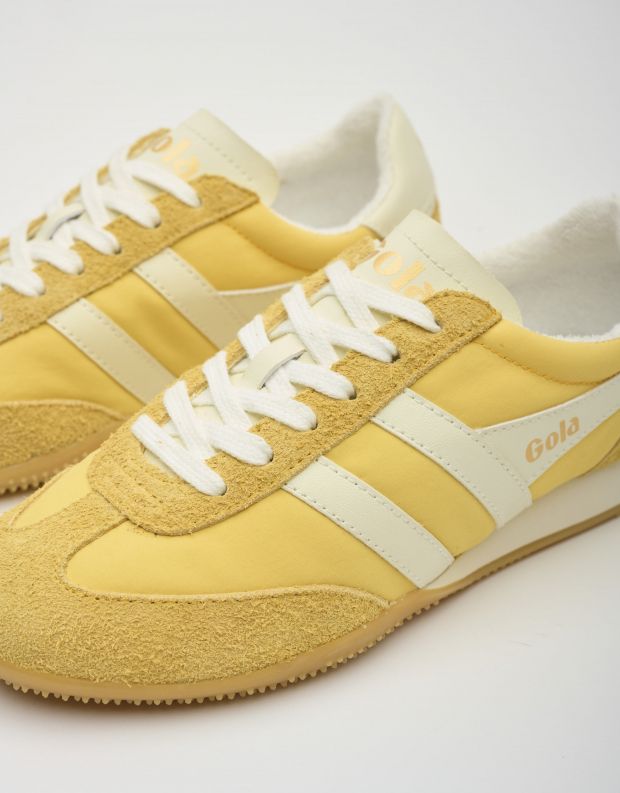 נעלי נשים - Gola - סניקרס ניילון וזמש SPRINT - צהוב