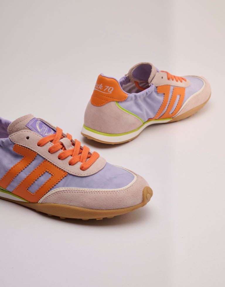 נעלי נשים - BACK 70 - סניקרס בד וזמש PARIS - לילך3