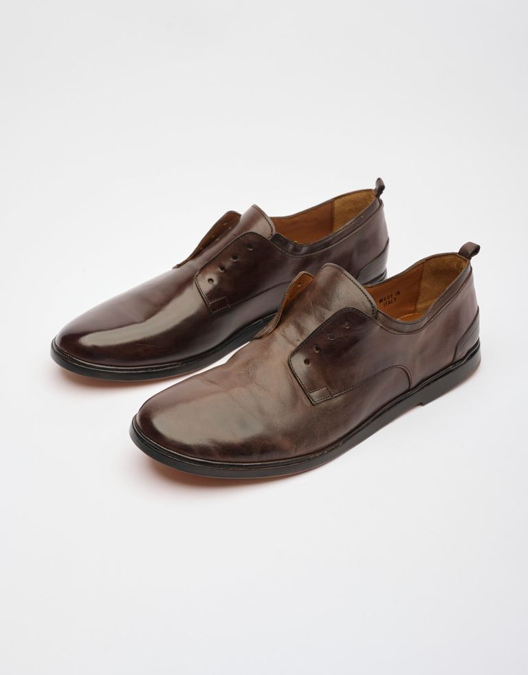 נעלי גברים - ELIA MAURIZI - נעלי עור LEANDRO - חום1