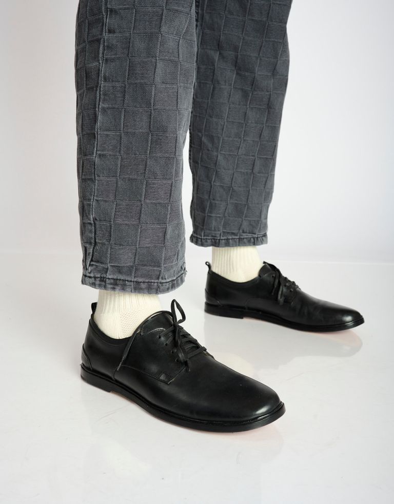 נעלי גברים - ELIA MAURIZI - נעלי עור LEANDRO - שחור1