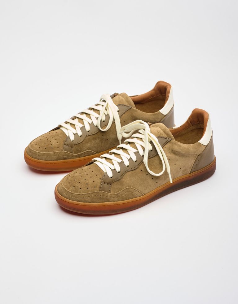 נעלי גברים - ELIA MAURIZI - סניקרס ARTURO - זית2