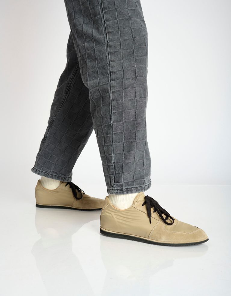 נעלי גברים - ELIA MAURIZI - סניקרס  DECIMO - בז'3