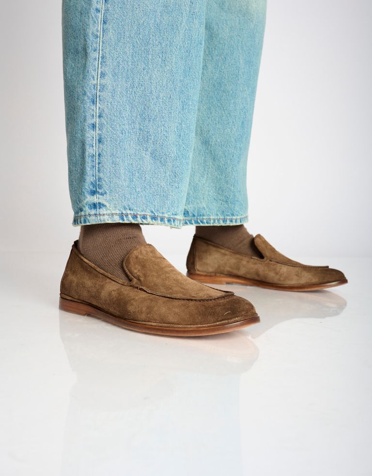 נעלי גברים - ELIA MAURIZI - נעלי מוקסין DONATELLO - חום4