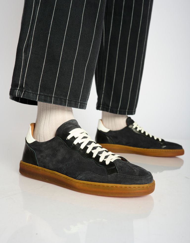 נעלי גברים - ELIA MAURIZI - סניקרס ARTURO - שחור4