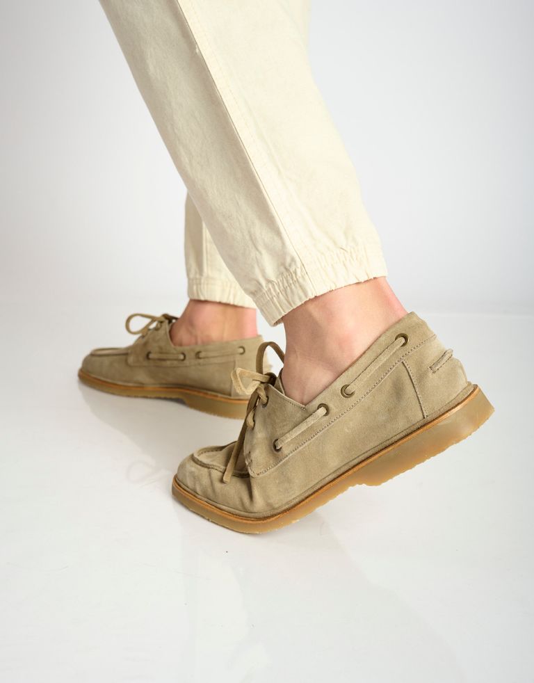 נעלי גברים - ELIA MAURIZI - נעלי מוקסין DEODATO - בז'4