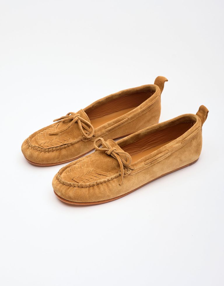 נעלי נשים - ELIA MAURIZI - נעלי מוקסין DAMIANA - קאמל2