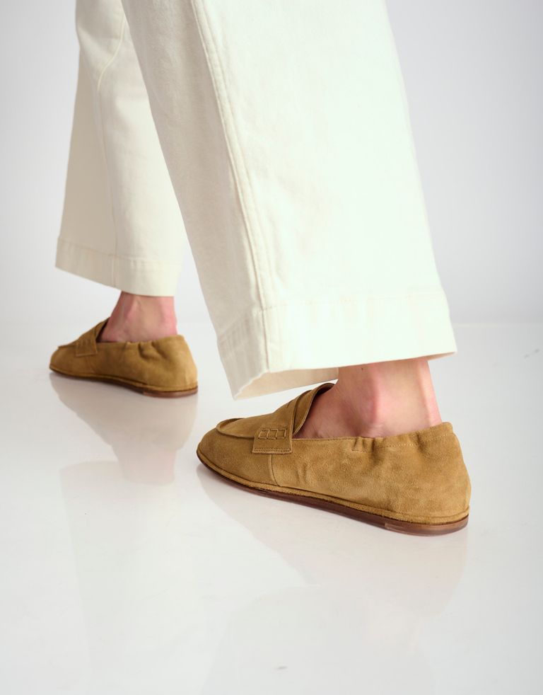 נעלי נשים - ELIA MAURIZI - נעלי מוקסין DONATELLA - בז'3