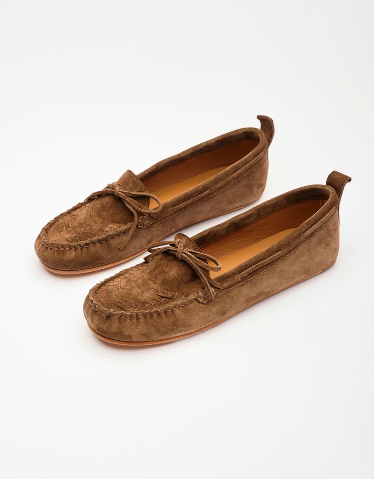 נעלי נשים - ELIA MAURIZI - נעלי מוקסין DAMIANA - חום3