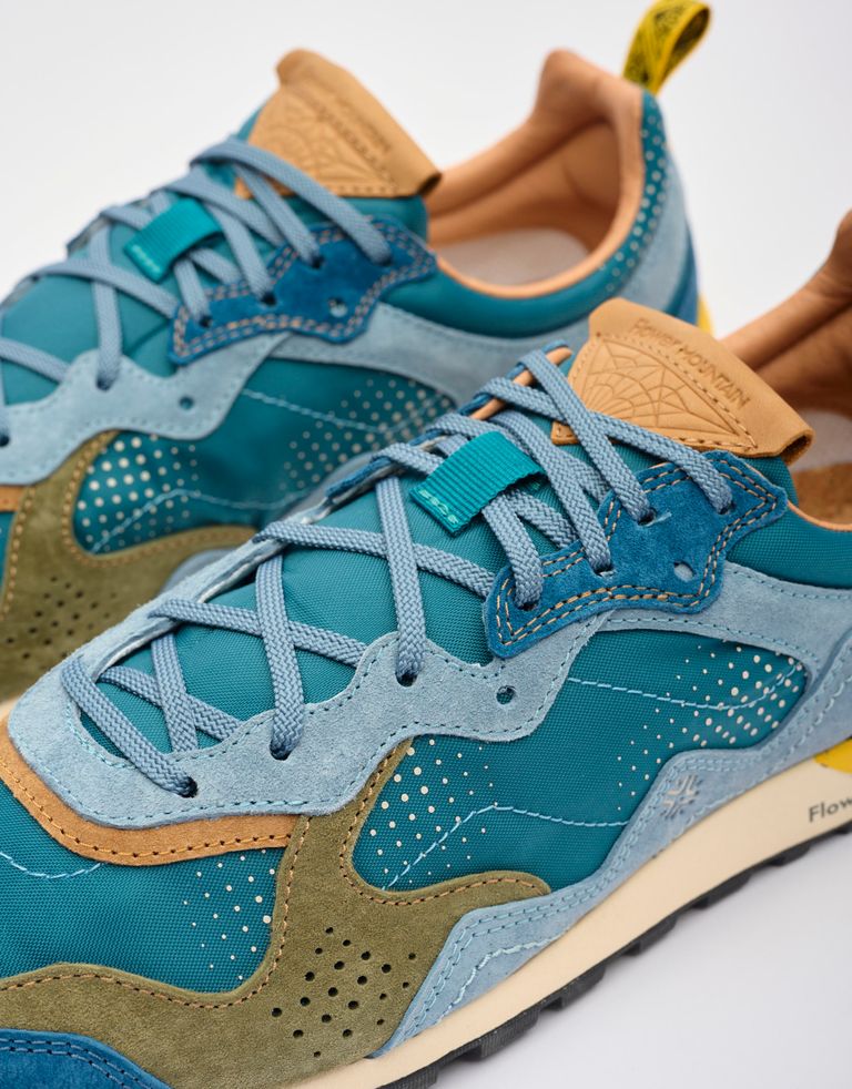 נעלי גברים - Flower Mountain - סניקרס PUERH - כחול1