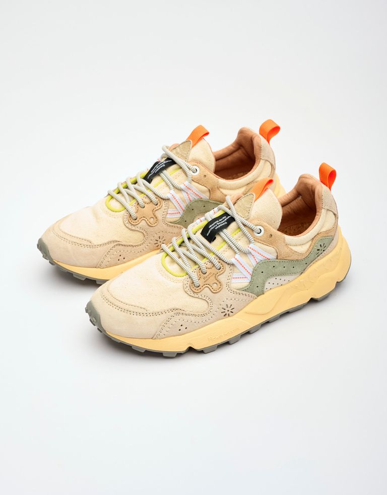 נעלי גברים - Flower Mountain - סניקרס קנבס YAMANO - אופוויט1