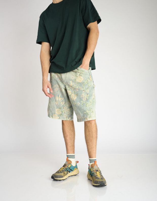 נעלי גברים - Flower Mountain - סניקרס LENZAN - חאקי   כחול