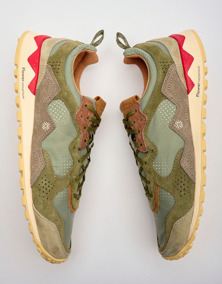 נעלי גברים - Flower Mountain - סניקרס PUERH - ירוק1