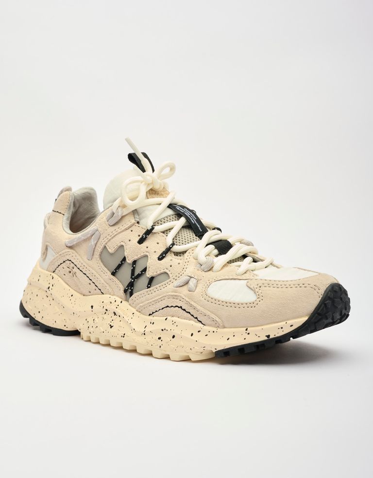 נעלי גברים - Flower Mountain - סניקרס זמש ובד YMABUSHI - אפור2