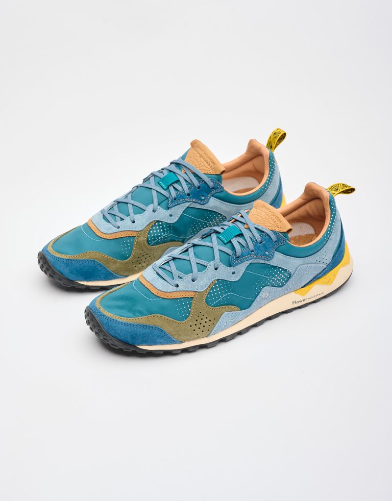 נעלי גברים - Flower Mountain - סניקרס PUERH - כחול2