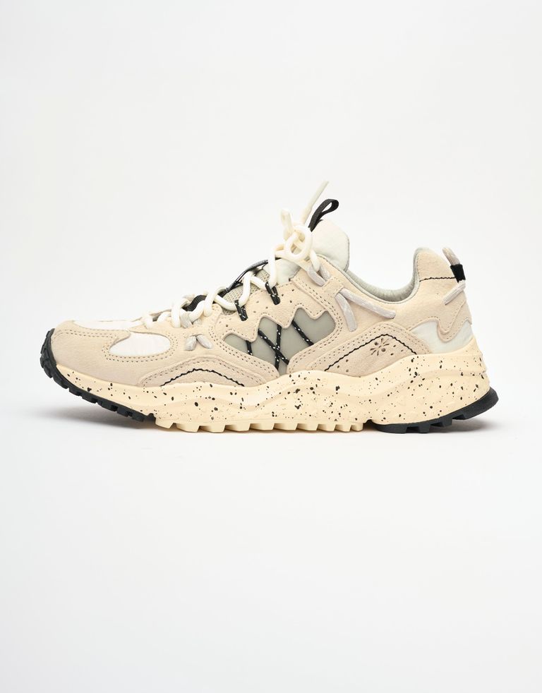 נעלי גברים - Flower Mountain - סניקרס זמש ובד YMABUSHI - אפור3