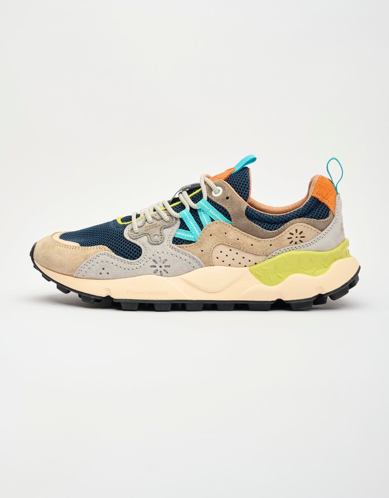 נעלי גברים - Flower Mountain - סניקרס YAMANO רשת - כחול3