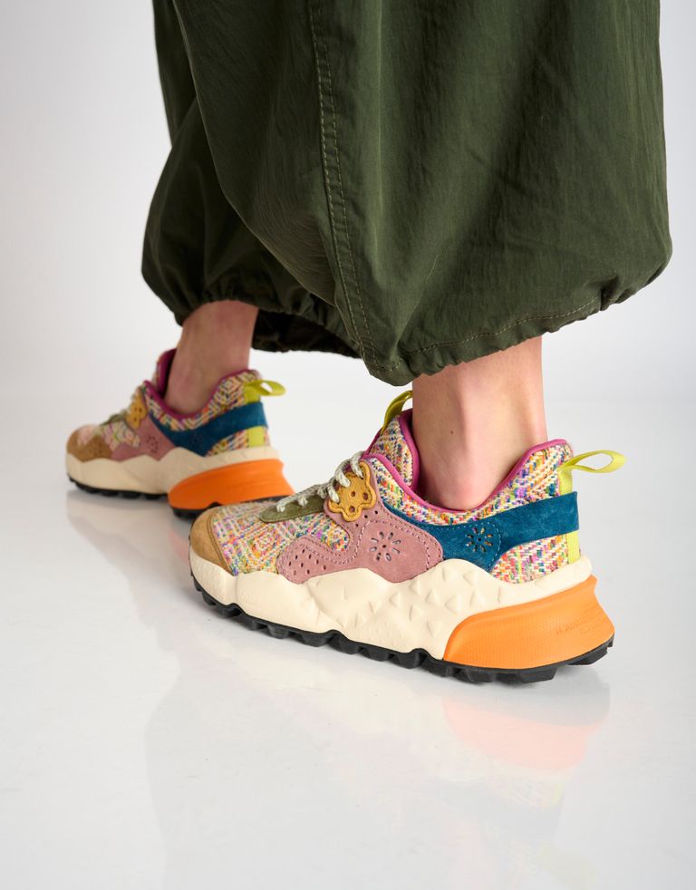 נעלי נשים - Flower Mountain - סניקרס KOTETSU מעויינים - ורוד עתיק4